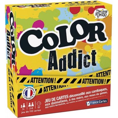 Test de Color Addict : un jeu de rapidité, familial et extrêmement fun !